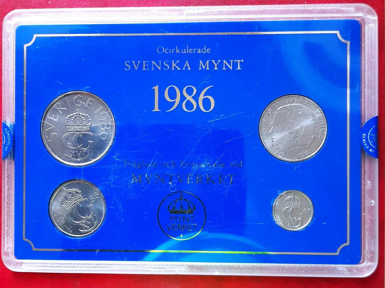 Billede 12 - SVERIGE SWEDEN 9 FORSKELLIGE MØNTSÆT 1980 - 1990