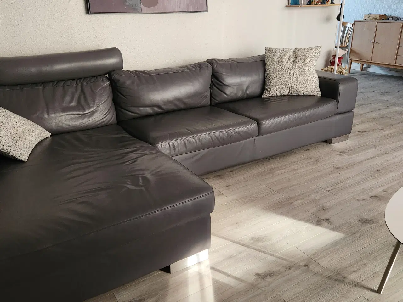 Billede 3 - Sofa med chaiselong 