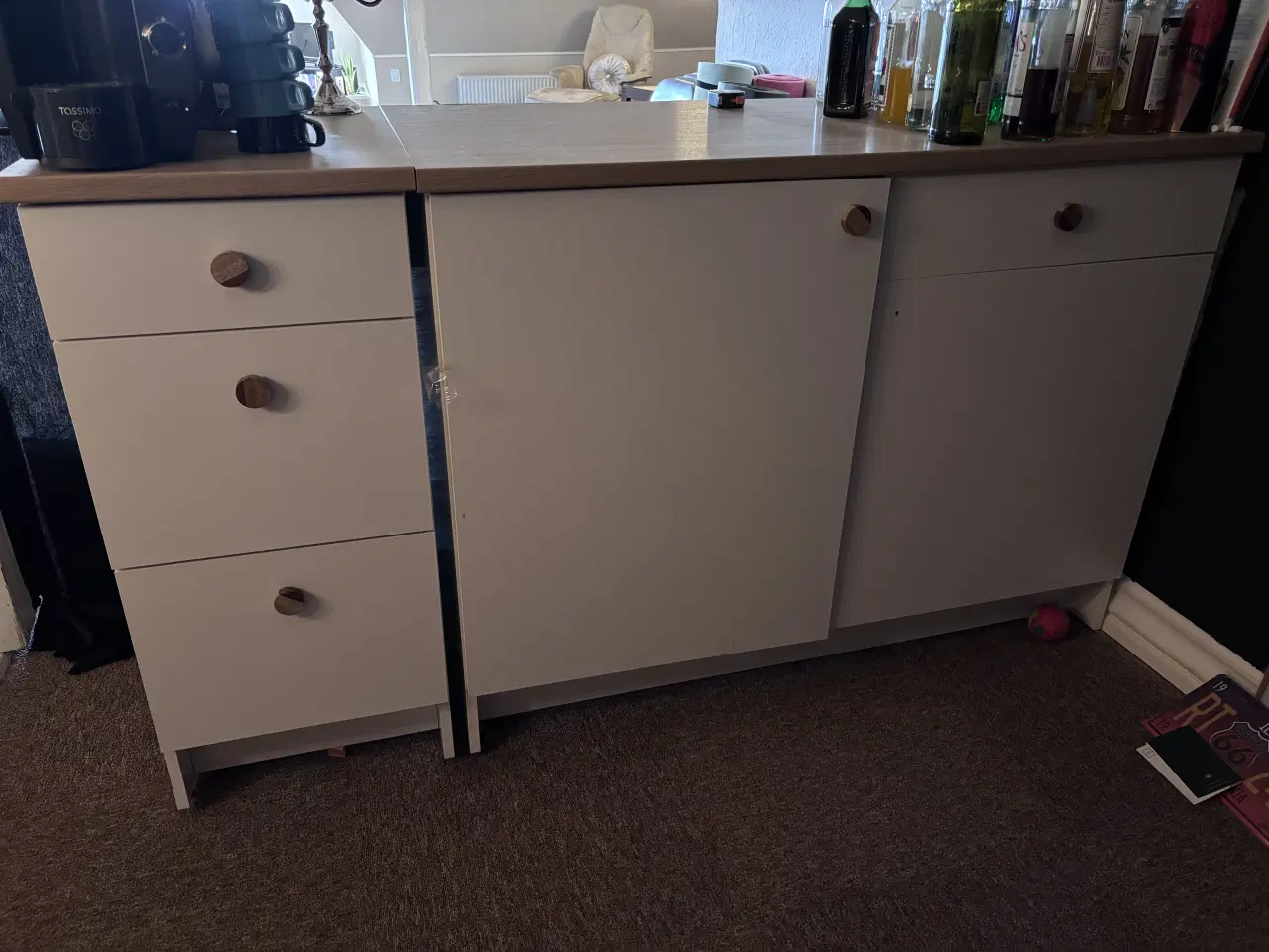 Billede 1 - Køkkenmodul med skabe og skuffer ikea