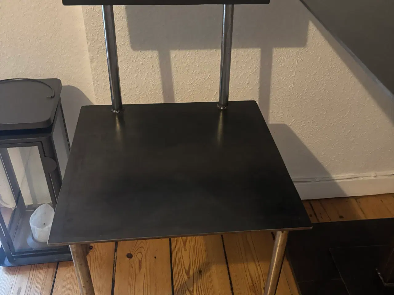 Billede 2 - Støbejerns bord med stile - Sort Metal