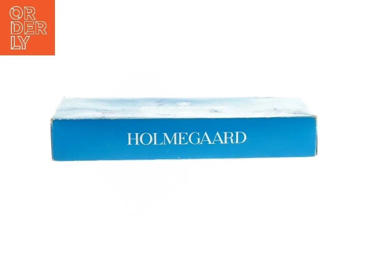 Billede 3 - Holmegaard blå fyrfadslys (str. 6,5x6,5 cm)