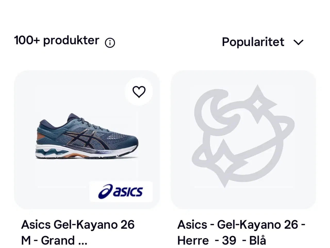 Billede 3 - Nye Asics gel-Kayano str 44 
