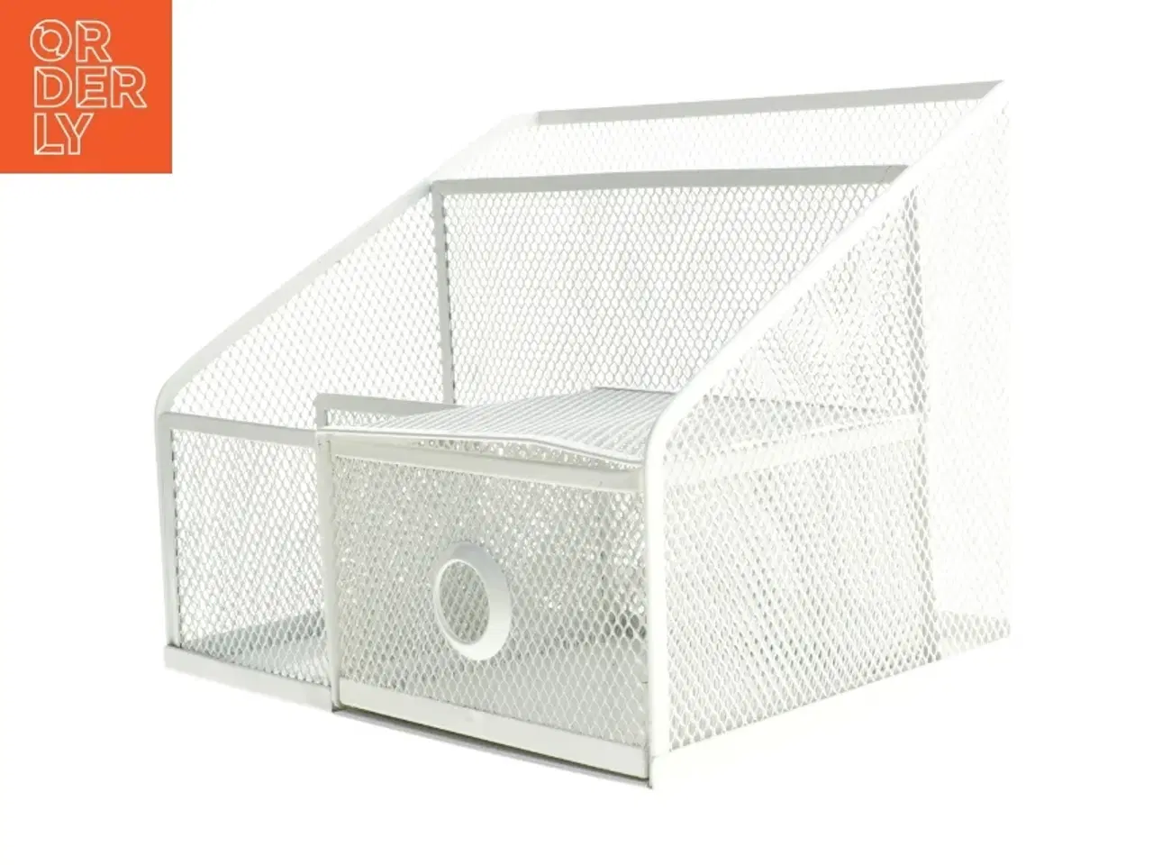 Billede 1 - Metalmesh skrivebordsorganisator (str. 26 x 21 cm)