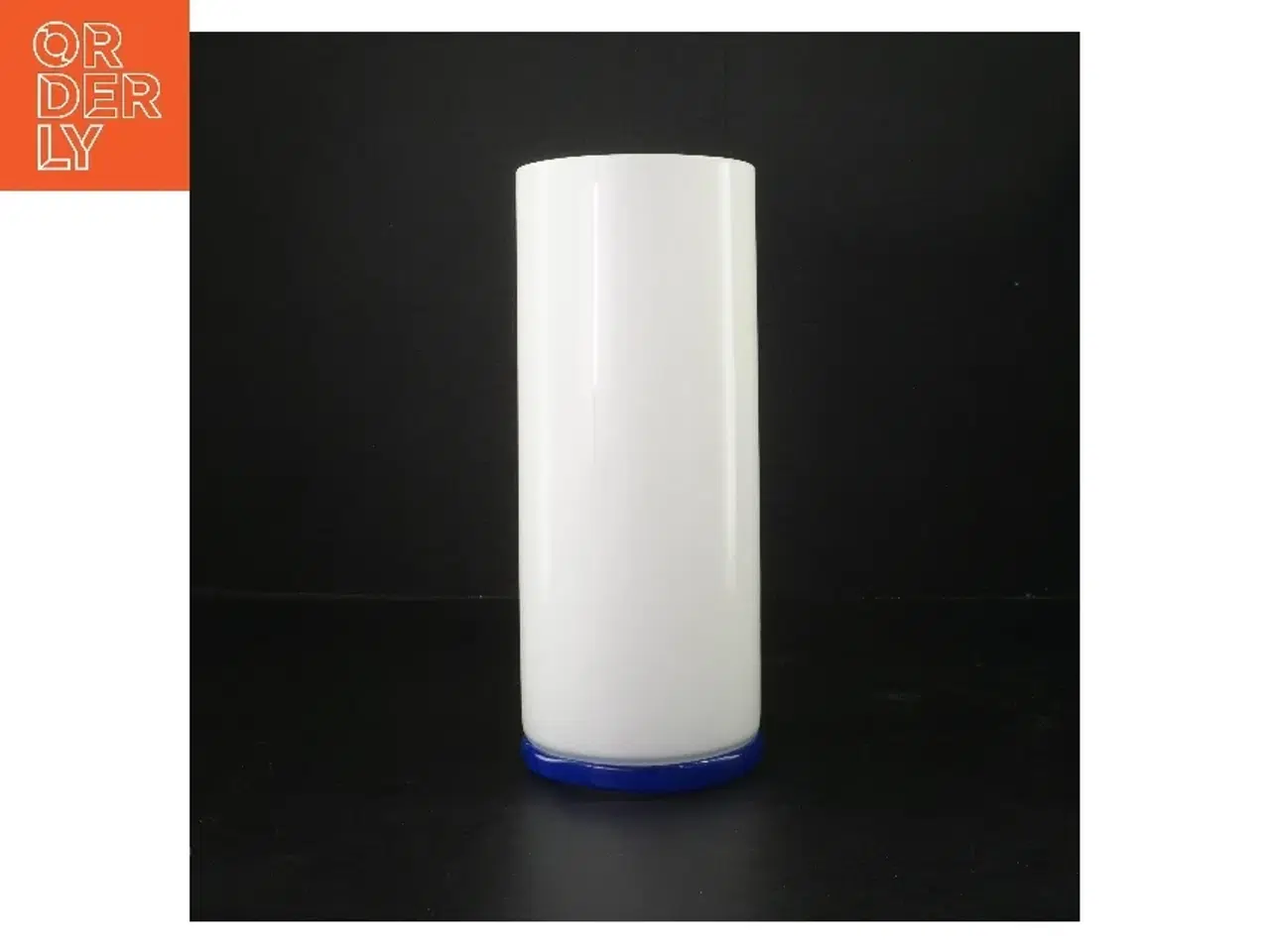 Billede 1 - Blå og hvid vase (str. 27 cm)