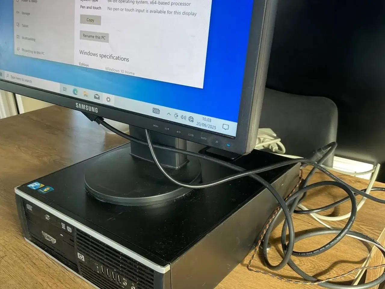Billede 5 - HP Compaq Elite 8100 SFF (Desktop PC) + Samsung 21