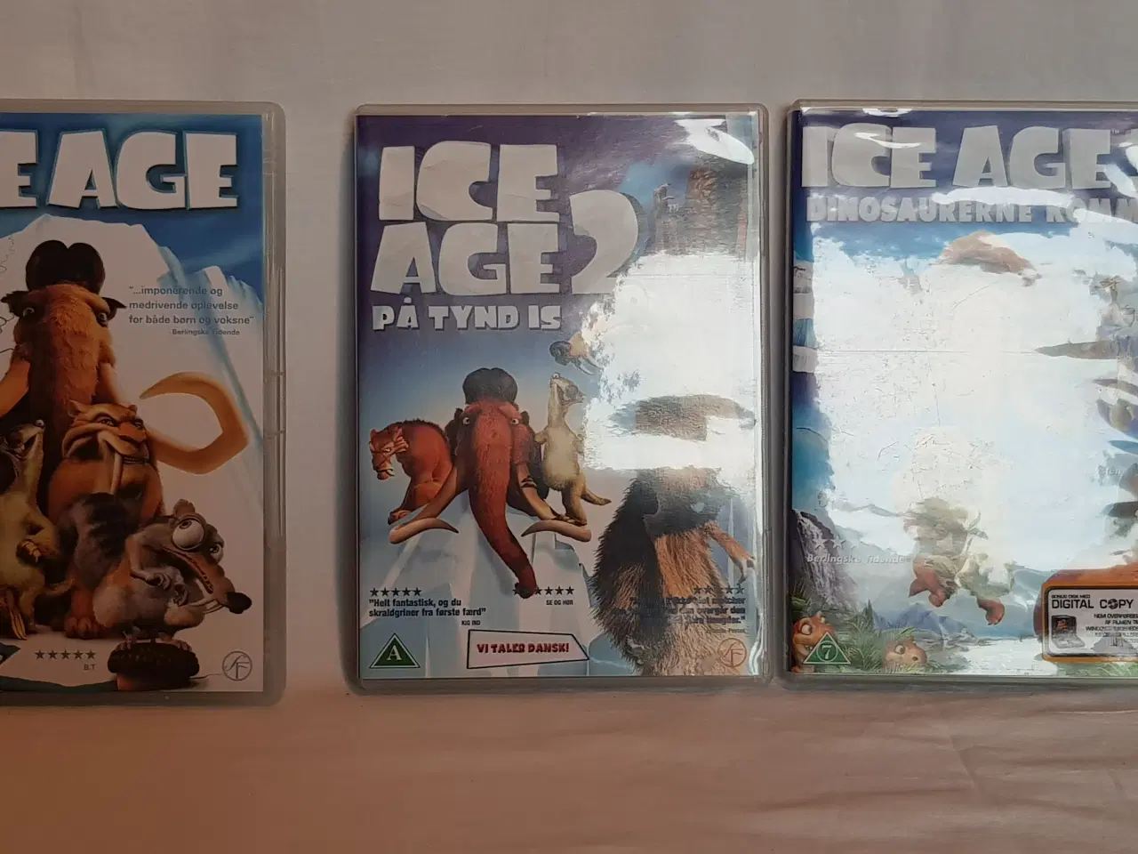 Billede 1 - Ice Age - tre dvd film til børn.