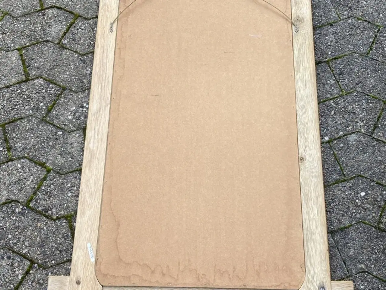 Billede 2 - Spejl – egetræ – blyindfatninger