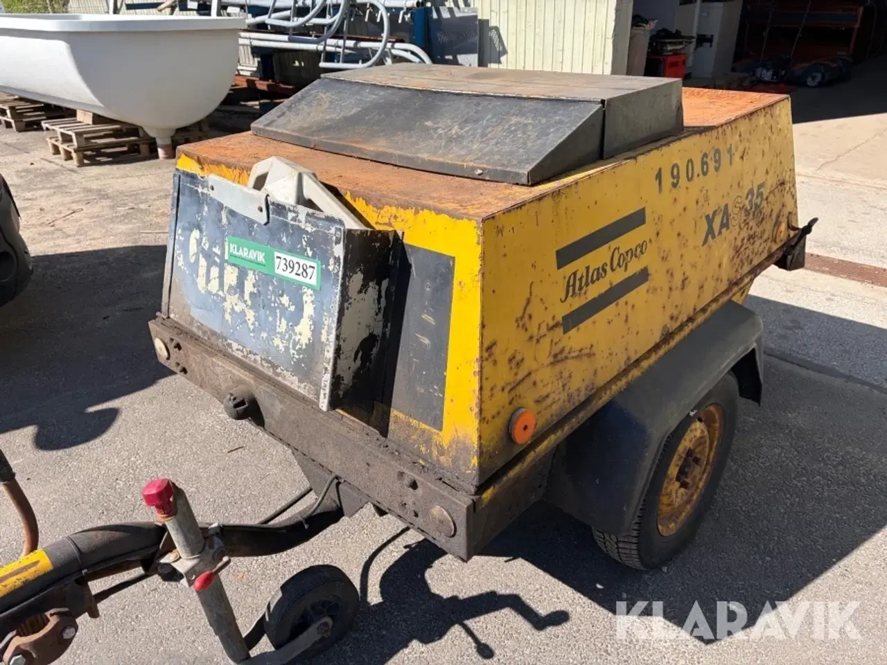 Billede 9 - Kompressor Atlas Copco XAS35 med tilbehør