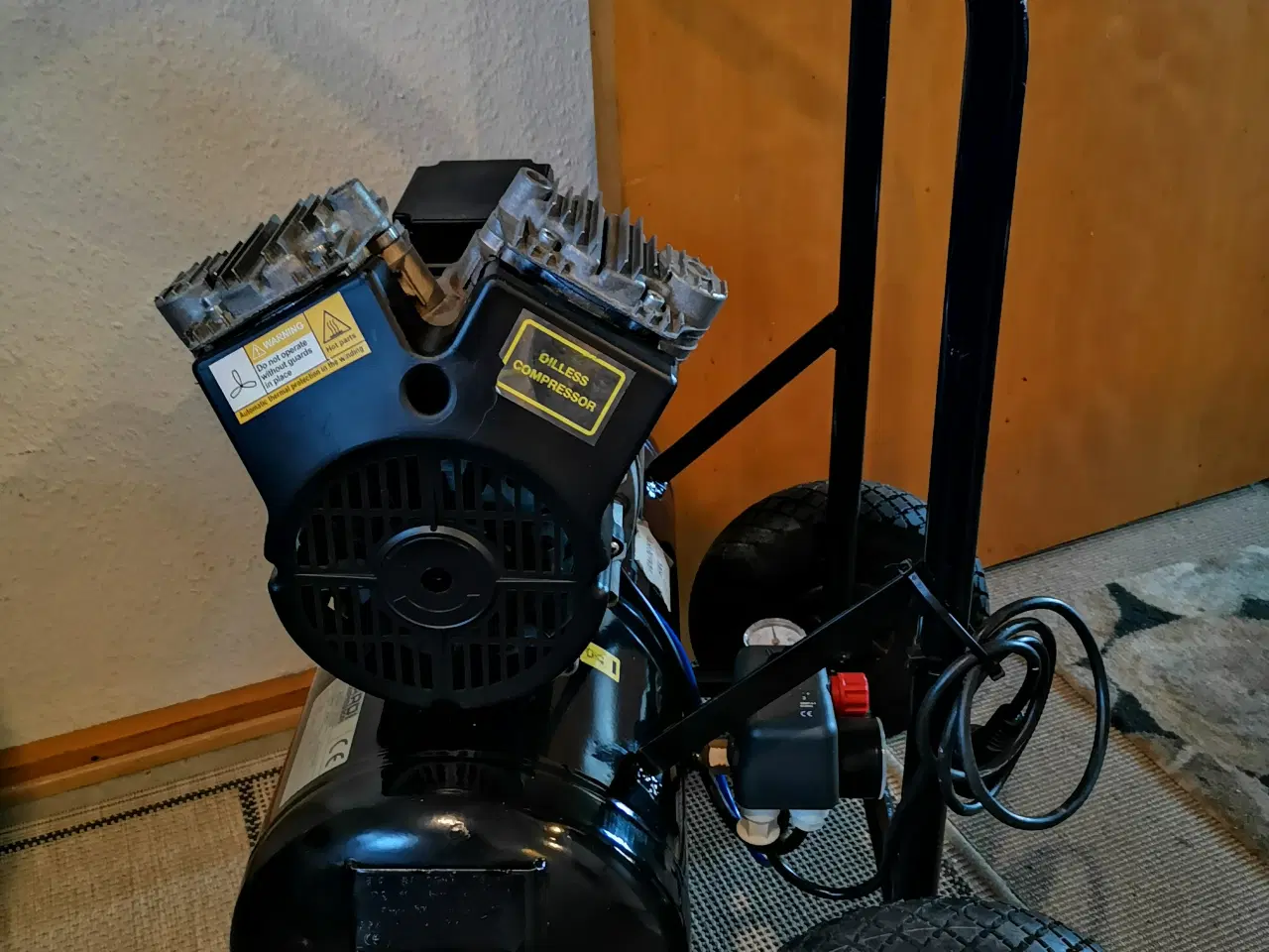 Billede 5 - Tjep Kompressor, 25/240-2, Med 20 m slange,25 l ,1