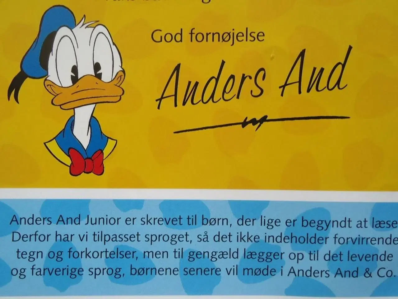 Billede 2 - J U N I O R - Anders And []