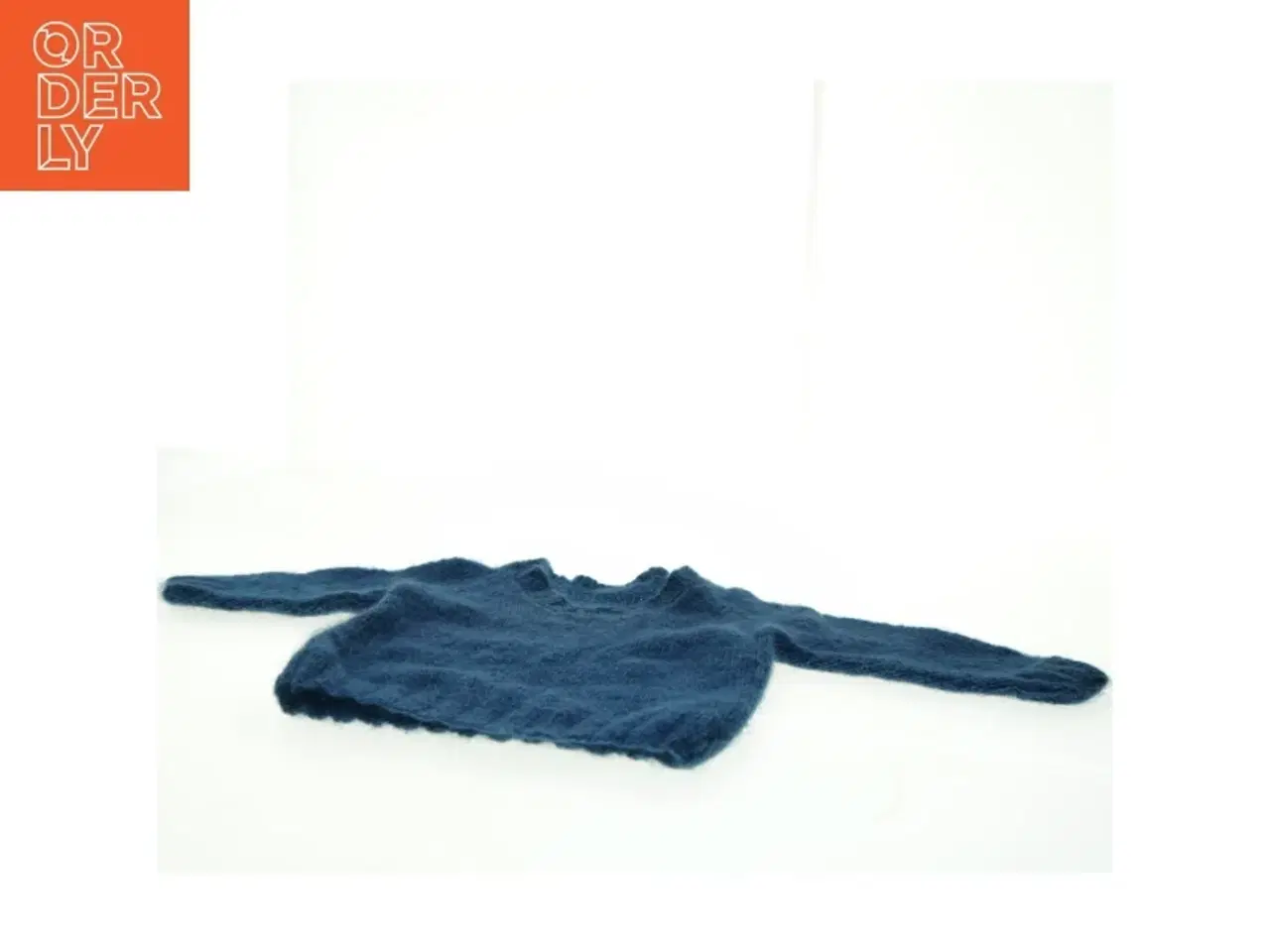 Billede 2 - Blå Striktrøje (str. 31 x 26 cm ærme 18 cm)