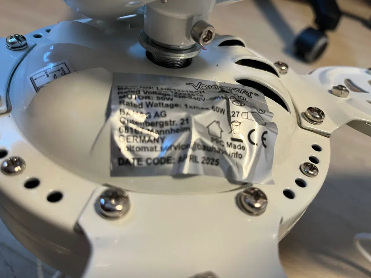 Billede 3 - Loftventilator med lys