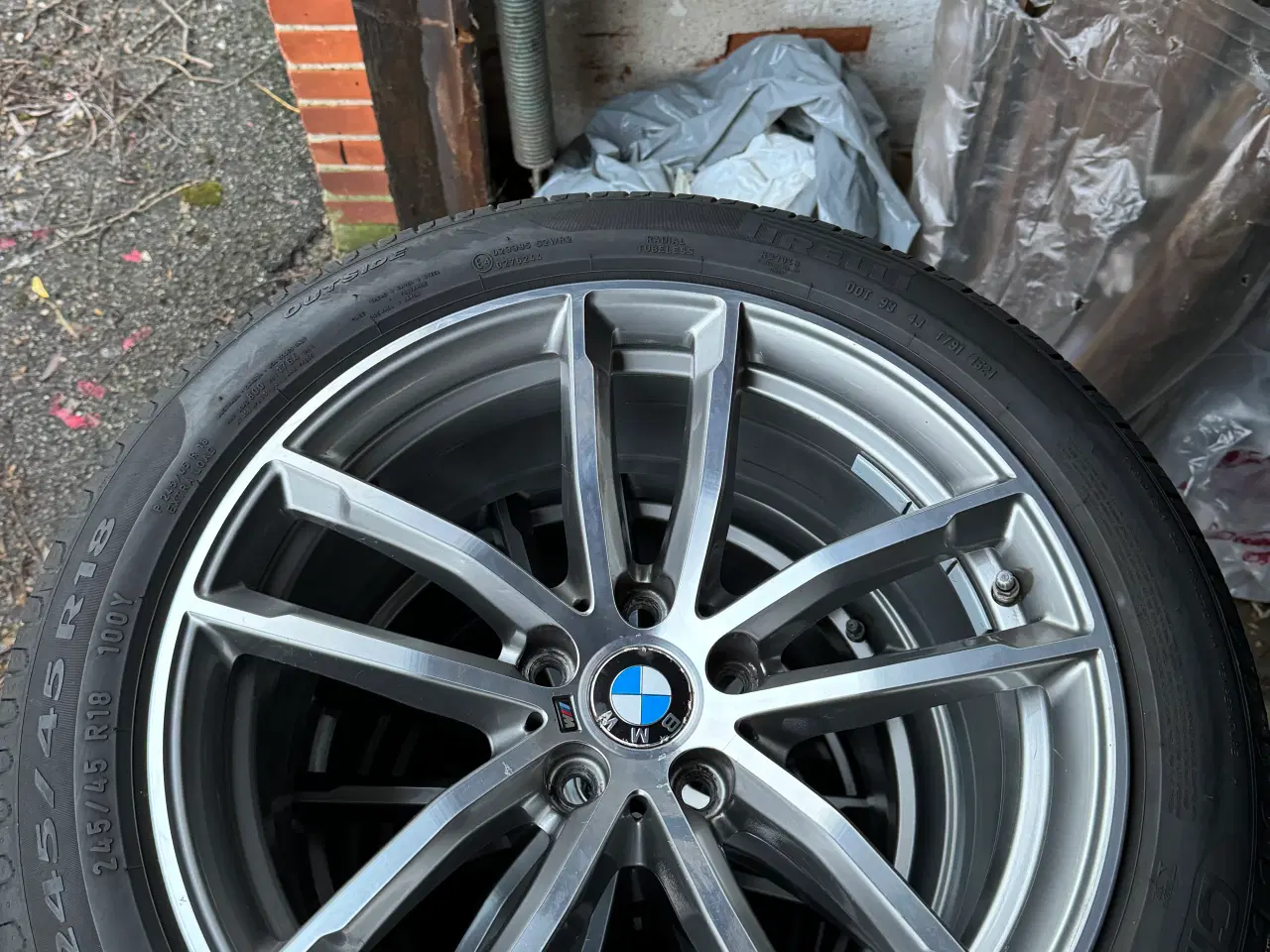 Billede 3 - BMW fælge med dæk 5x112 R18