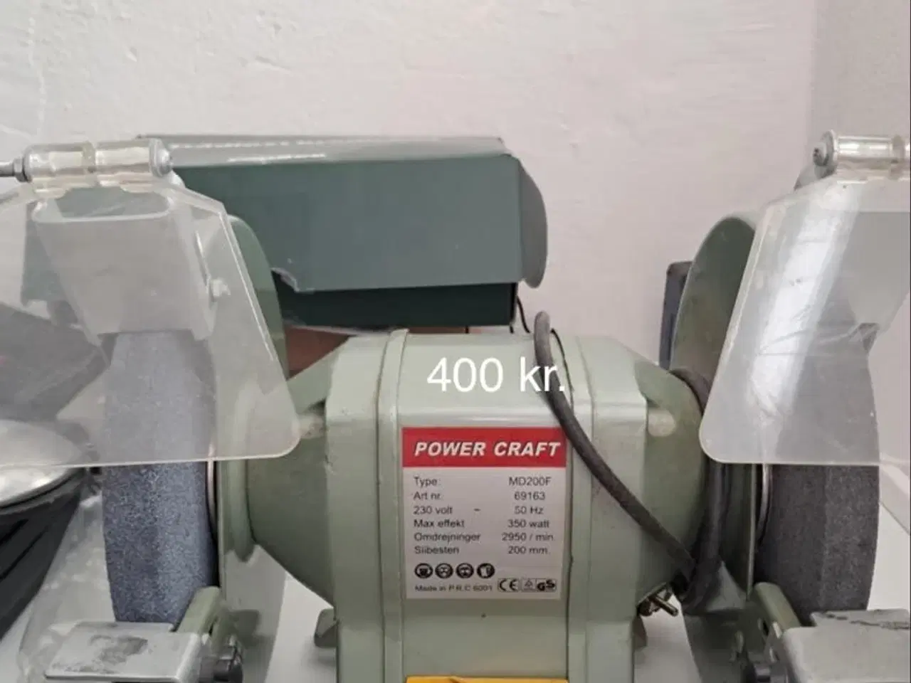Billede 1 - Bænksliber, Power Craft