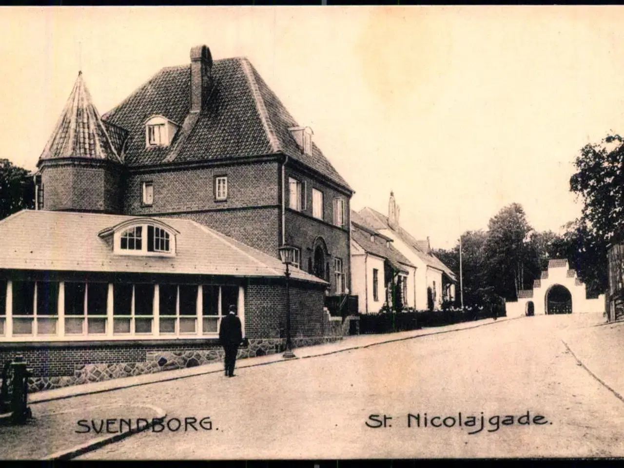 Billede 1 - Svendborg - Nicolaigade - Stender 3696 - Ubrugt