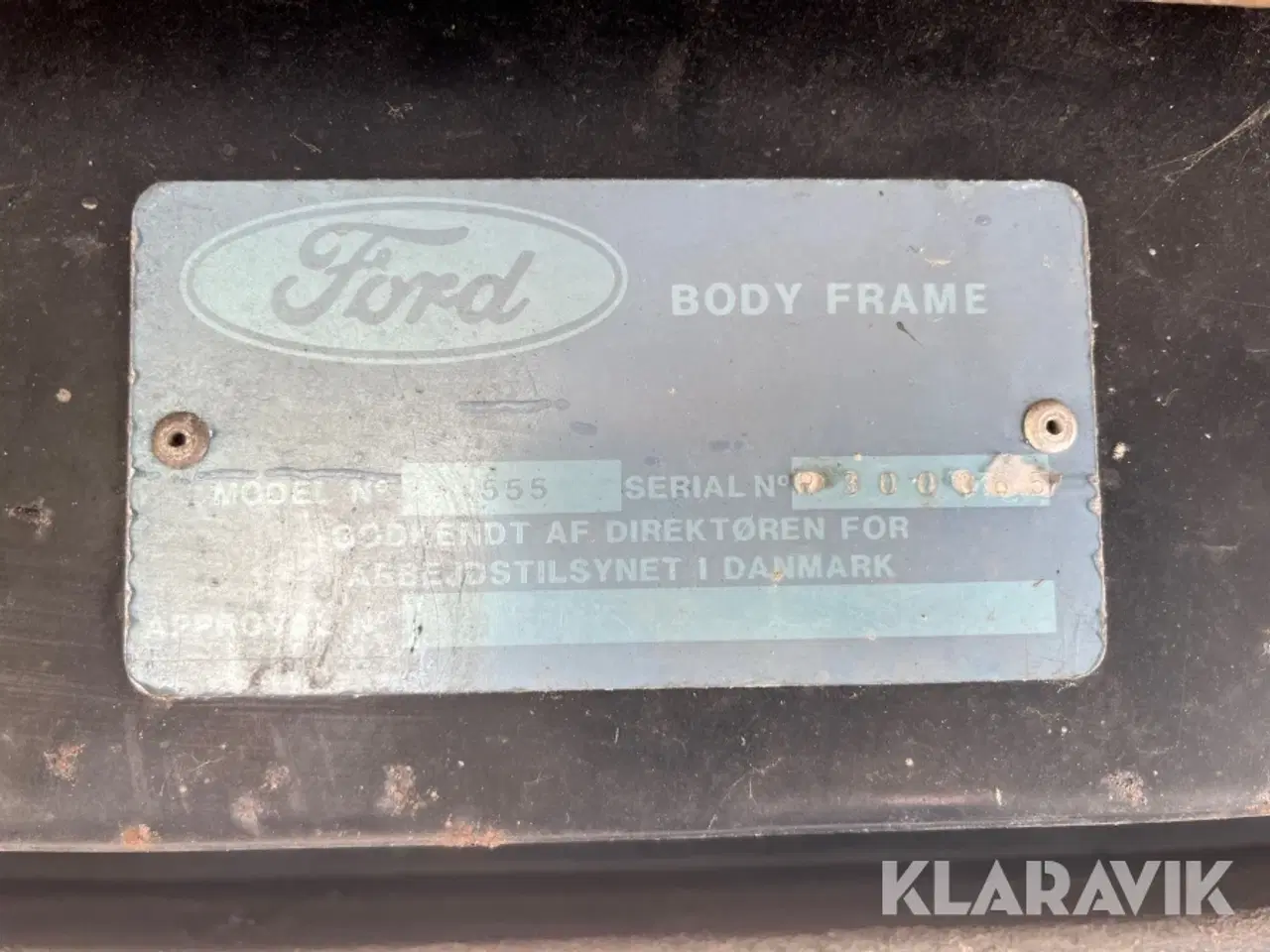 Billede 7 - Læssemaskine Ford 655 4wd med frontlæsser