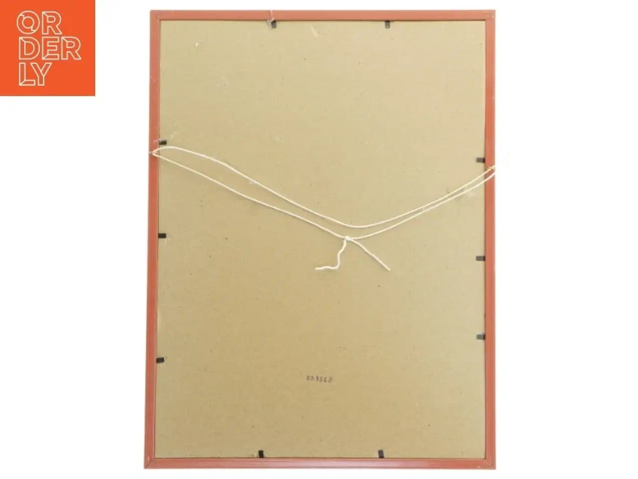 Billede 3 - Indrammet billede med abstrakt motiv (str. 42x32 cm)