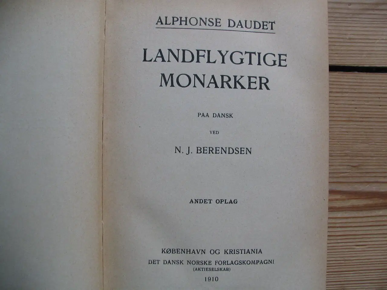 Billede 3 - Alphonse Daudet. Landflygtige monarker, fra 1910