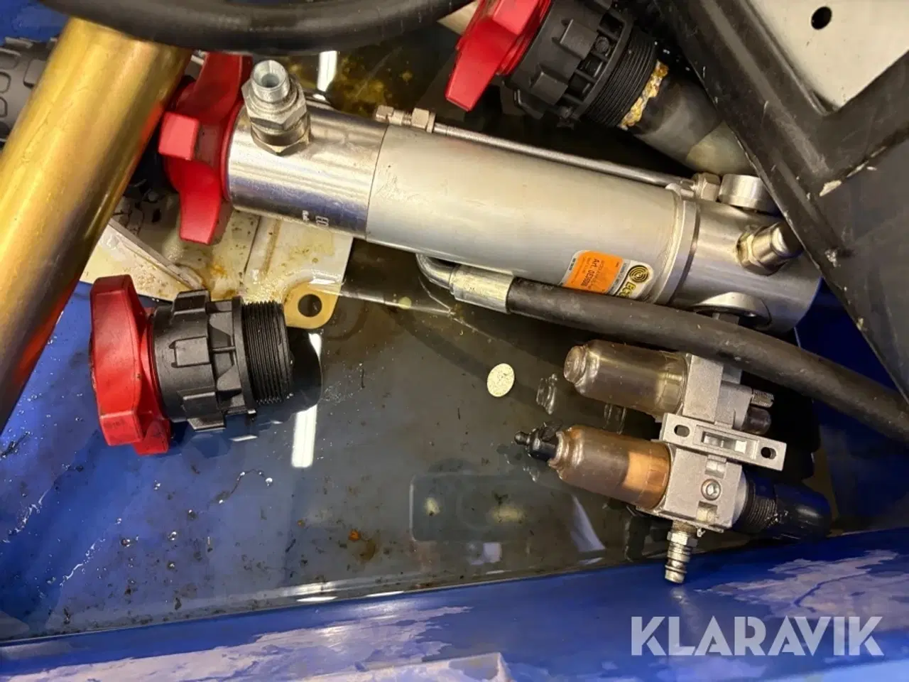 Billede 10 - Luftdrevne oliepumper m/ slanger Nederman