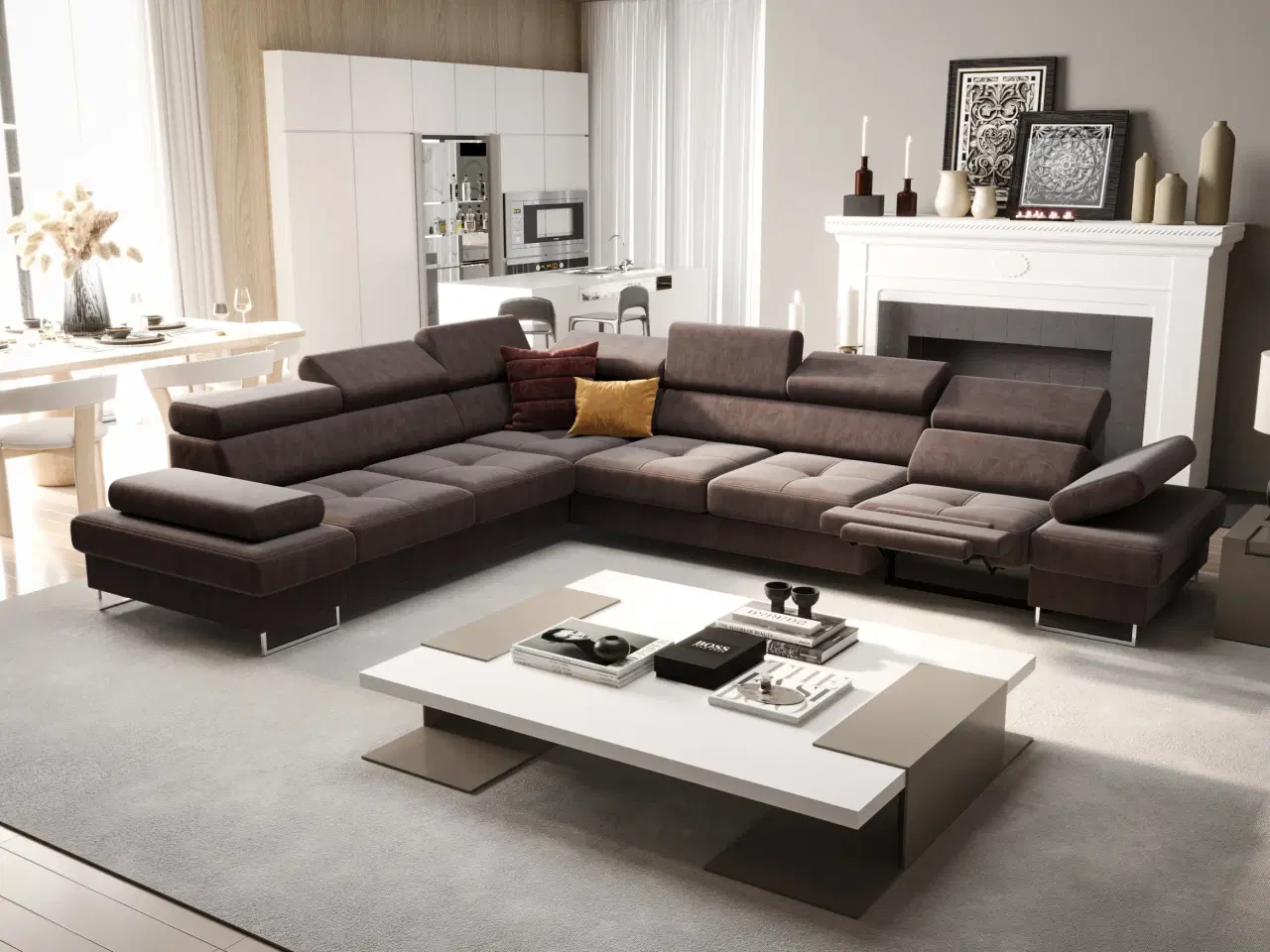 Billede 9 - GALAKSE MAX RELAX HJØRNESOFA 280x350