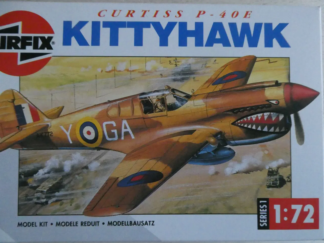 Billede 2 - 1/72 Modelfly Curtis P40, 7stk. sælges