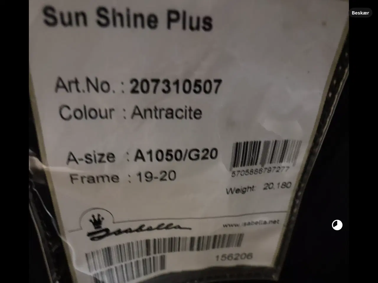 Billede 2 - Sun shine plus A1050 G20 Fra 2023