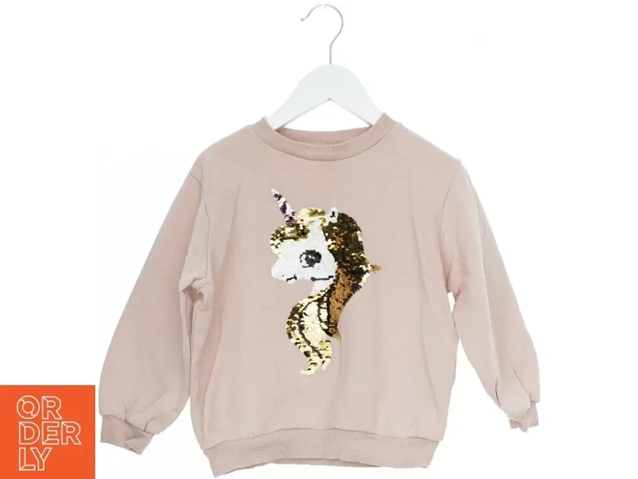 Billede 1 - Børne sweatshirt med vendbare pailletter fra H&M (str. 110)