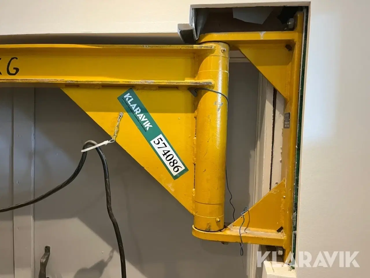 Billede 2 - Kranarm og talje Vojens Tovværk 250kg