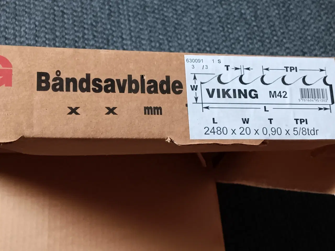 Billede 3 - Båndsav klinger.