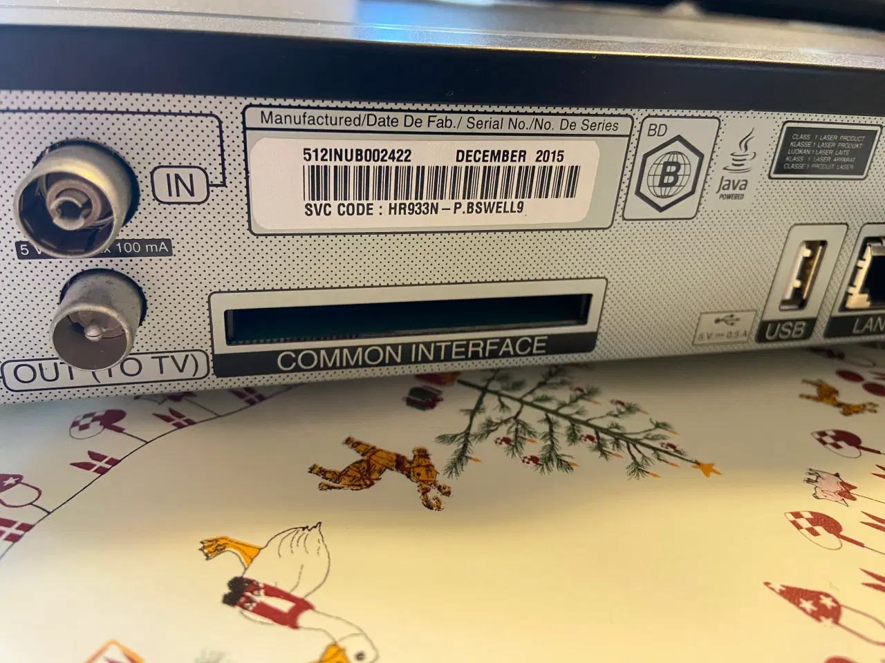 Billede 7 - LG BluRay afspiller og harddisk optager