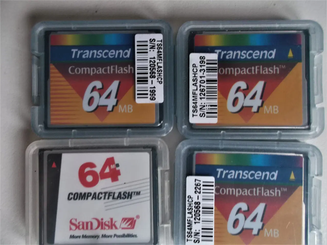 Billede 1 - Transcend 64Mbyte TS64MFLASHCP Compact Flash Card