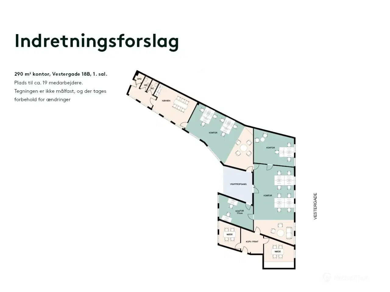 Billede 17 - Kontorlejemål i hjertet af København med få minutters gang til metro og alt inden for rækkevidde