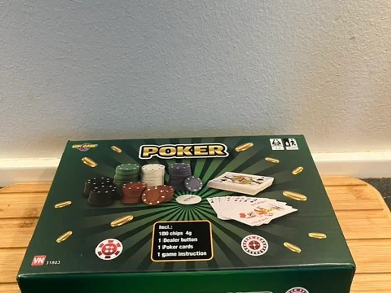 Billede 1 - Vini Game Pokersæt – Som nyt (stadig i cellofan!)