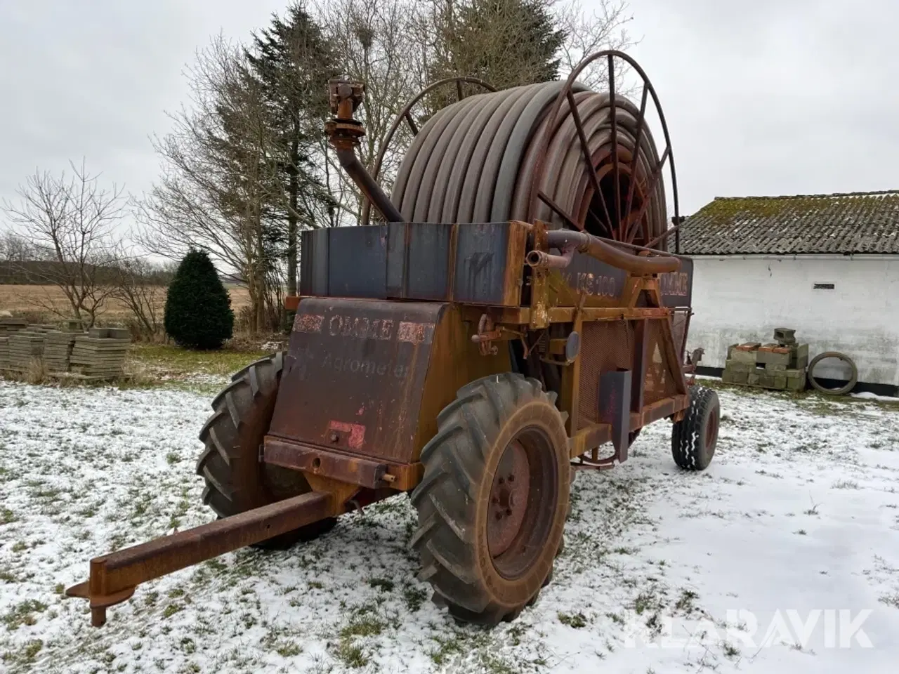 Billede 1 - Vandingsmaskine Omme Ks-110 375 meters slange