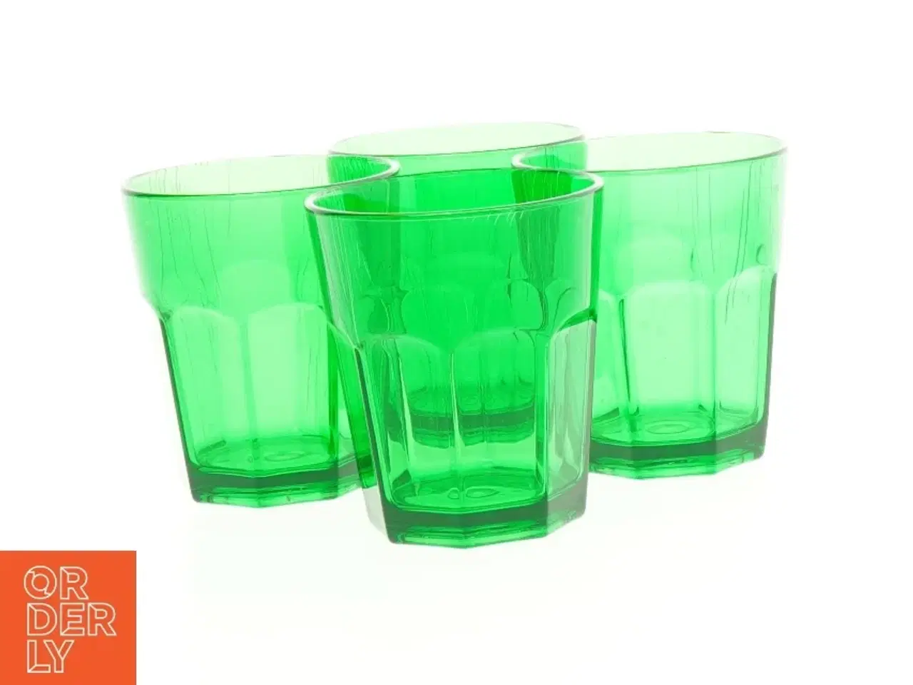 Billede 2 - Grønne plastikglas (str. 8,5 cm)