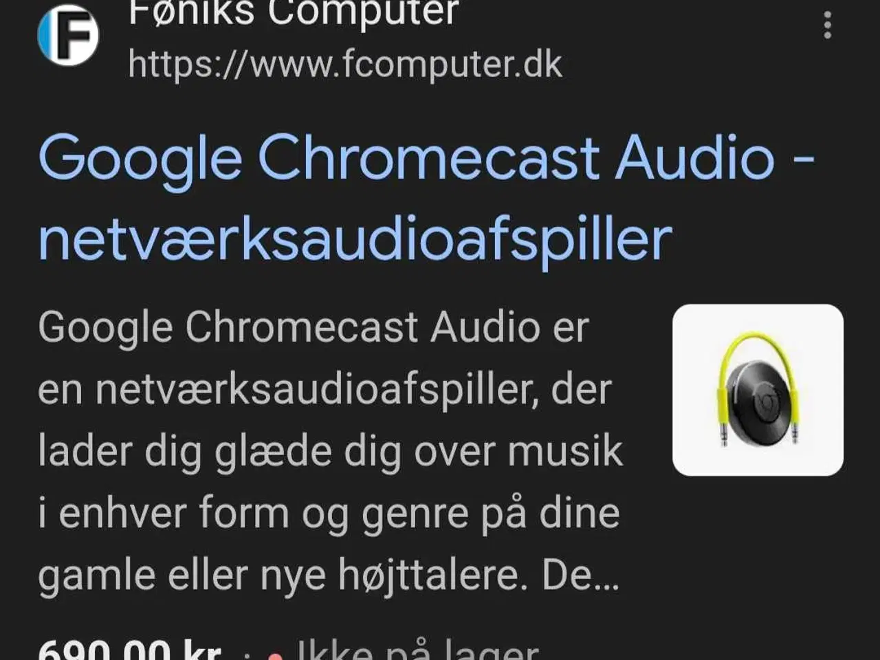 Billede 4 - Google Chromecast audio