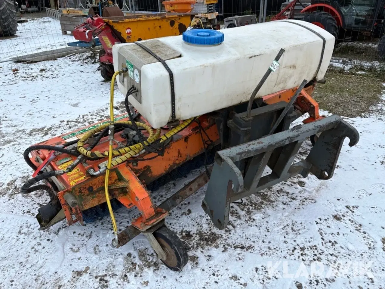 Billede 4 - Hydraulisk kost med vandtank Tuchel Profi 600