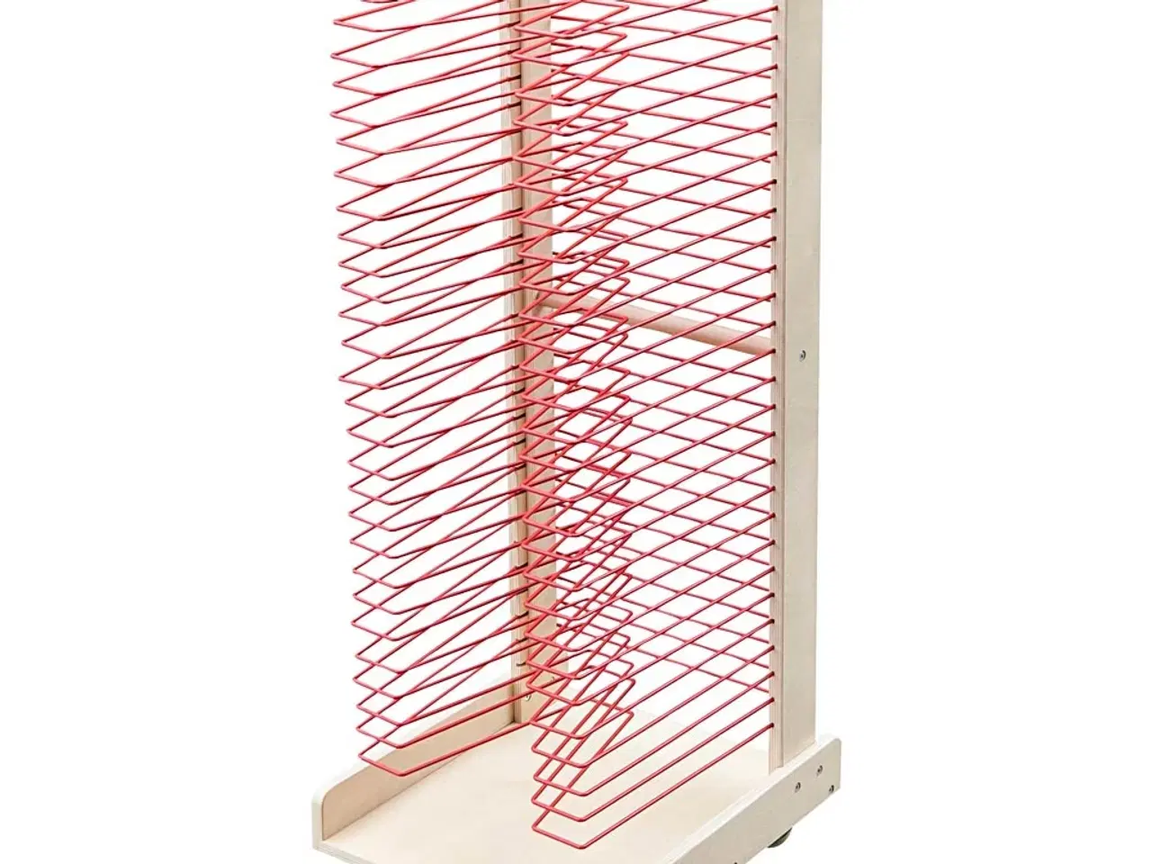 Billede 1 - Tørrestativ med hjul, H: 121,3, L: 40 cm, B: 40 cm, 1 stk.