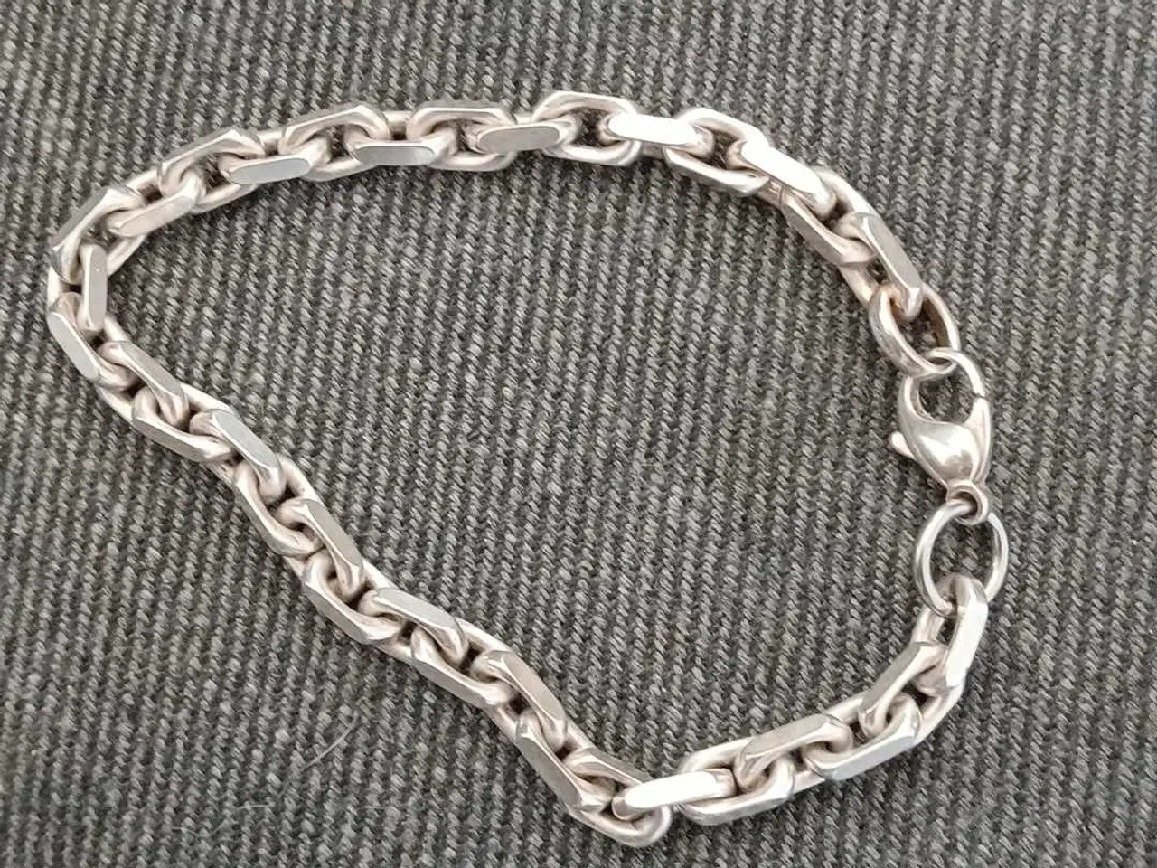 Billede 4 - Sølv Anker kæde armbånd 