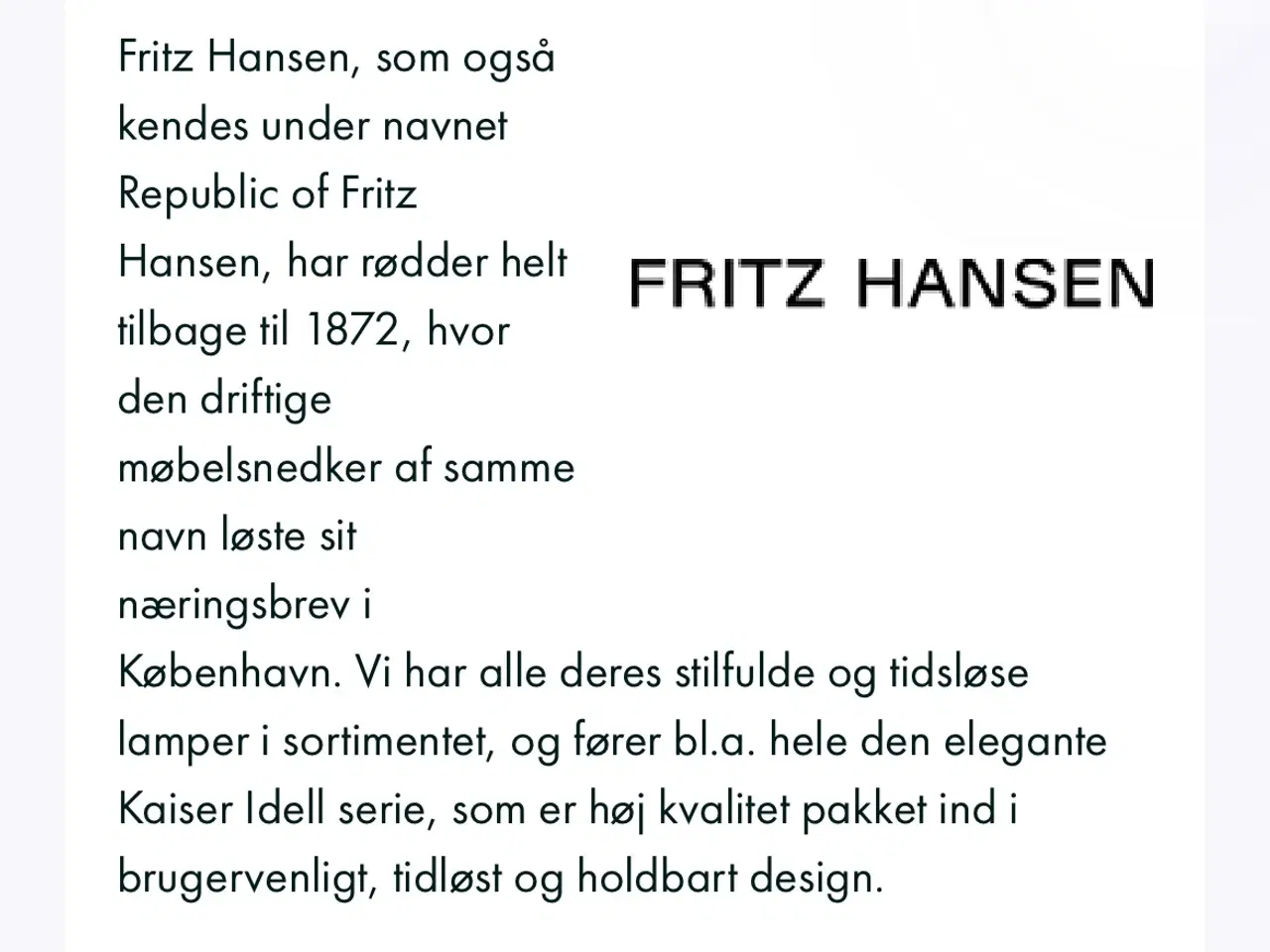 Billede 6 - Fritz Hansen - Caravaggio P2