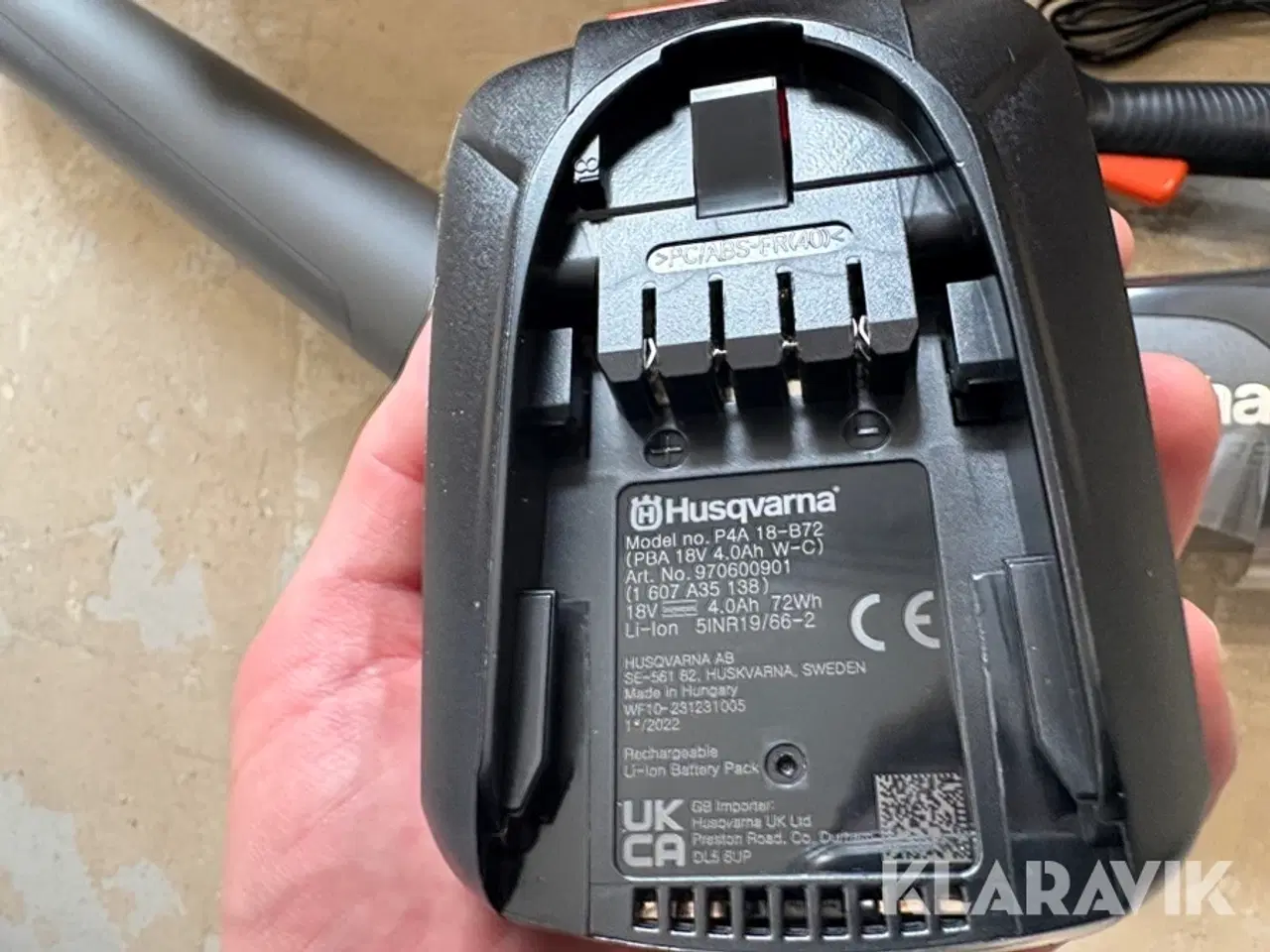 Billede 10 - Løvblæser Husqvarna B8X-P4A