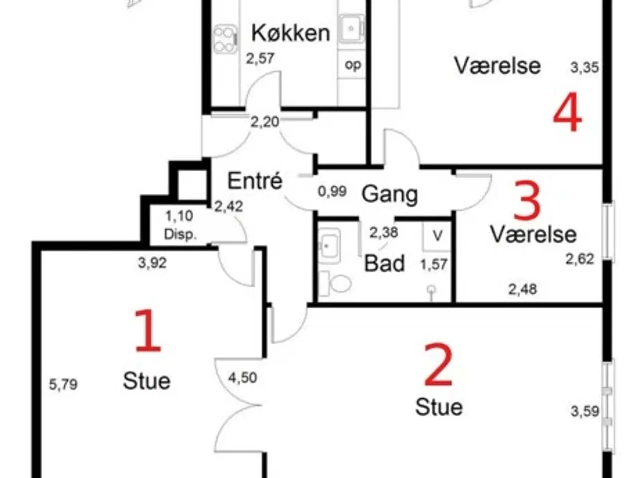 Billede 1 - 8000 Århus - genbo til Universitetet