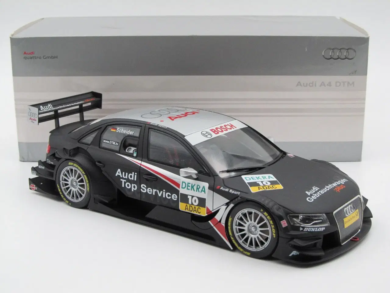 Billede 3 - 2008 Audi A4 DTM #10 1:18  Vinder af DTM 2008 