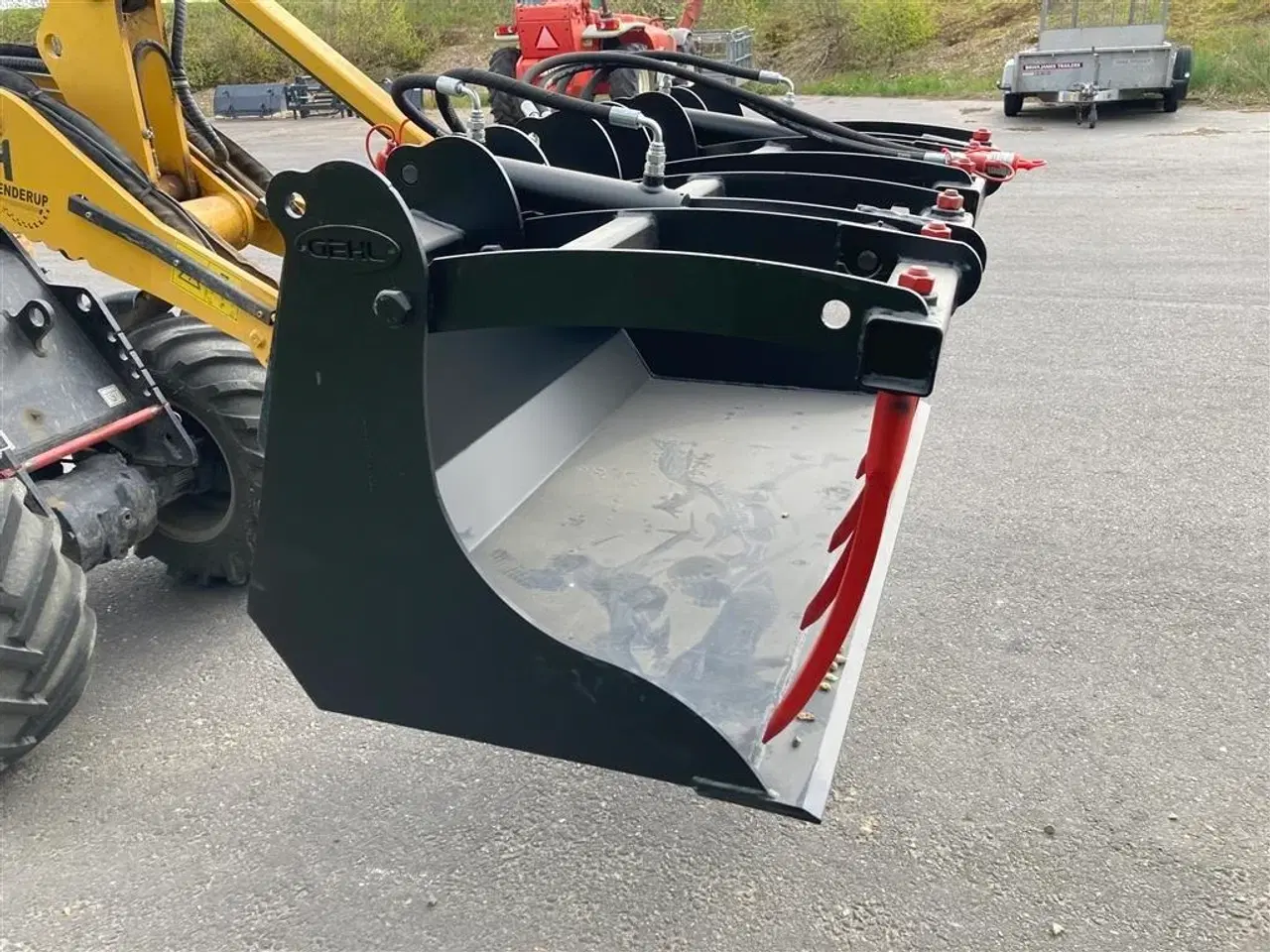 Billede 14 - MO 140 cm Siloklo 2 delt overfaldsgreb monteret med euroophæng