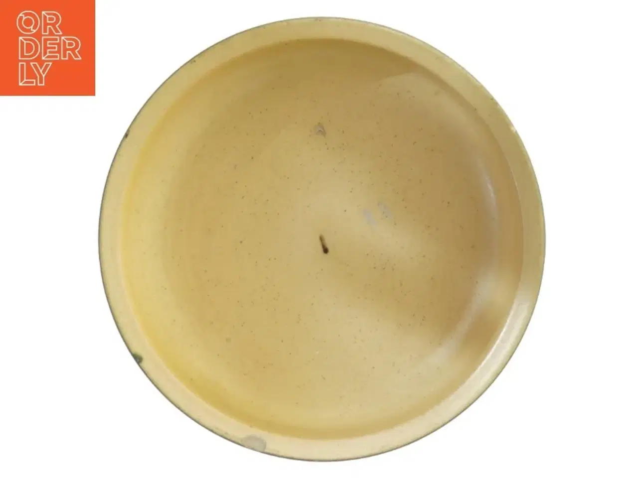 Billede 4 - Dekorativ lille keramisk skål med fuglemotiv (str. 11 cm)