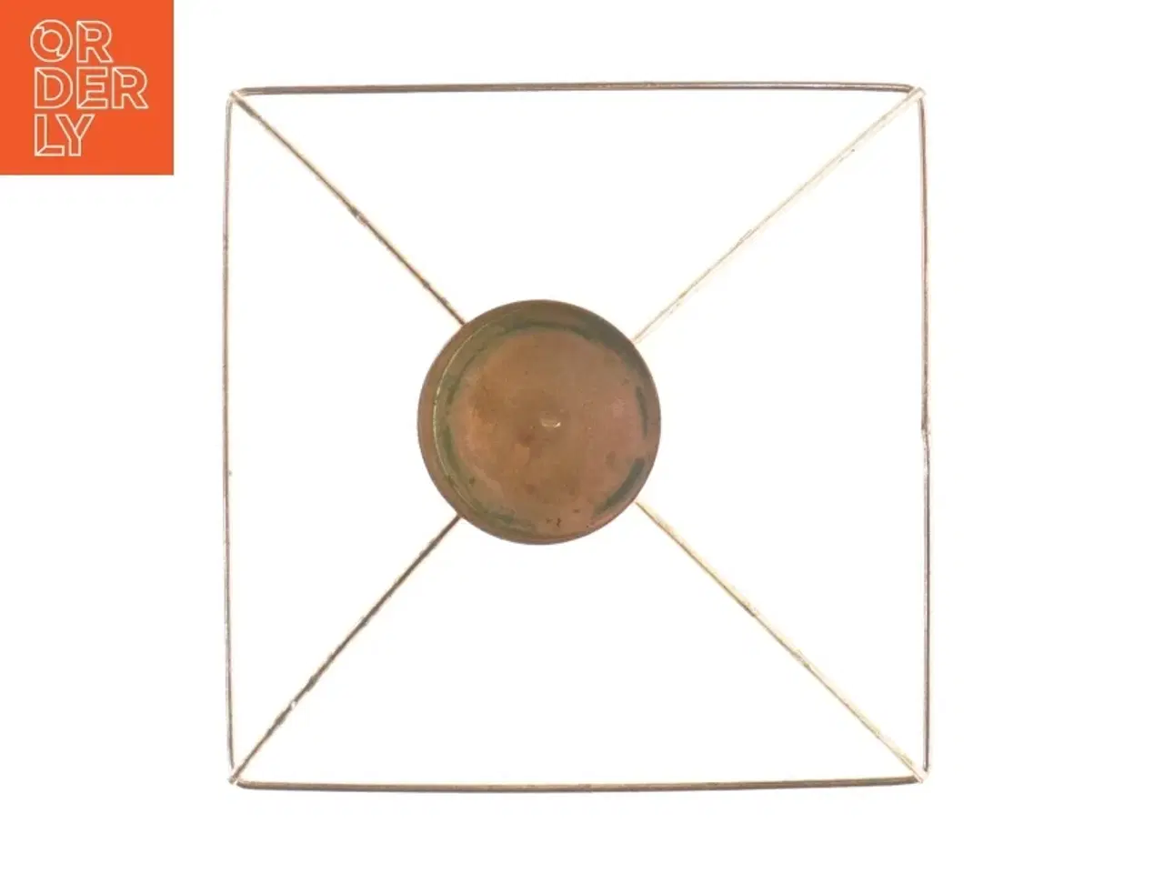 Billede 2 - Metal lysestage (str. 13x10 cm)
