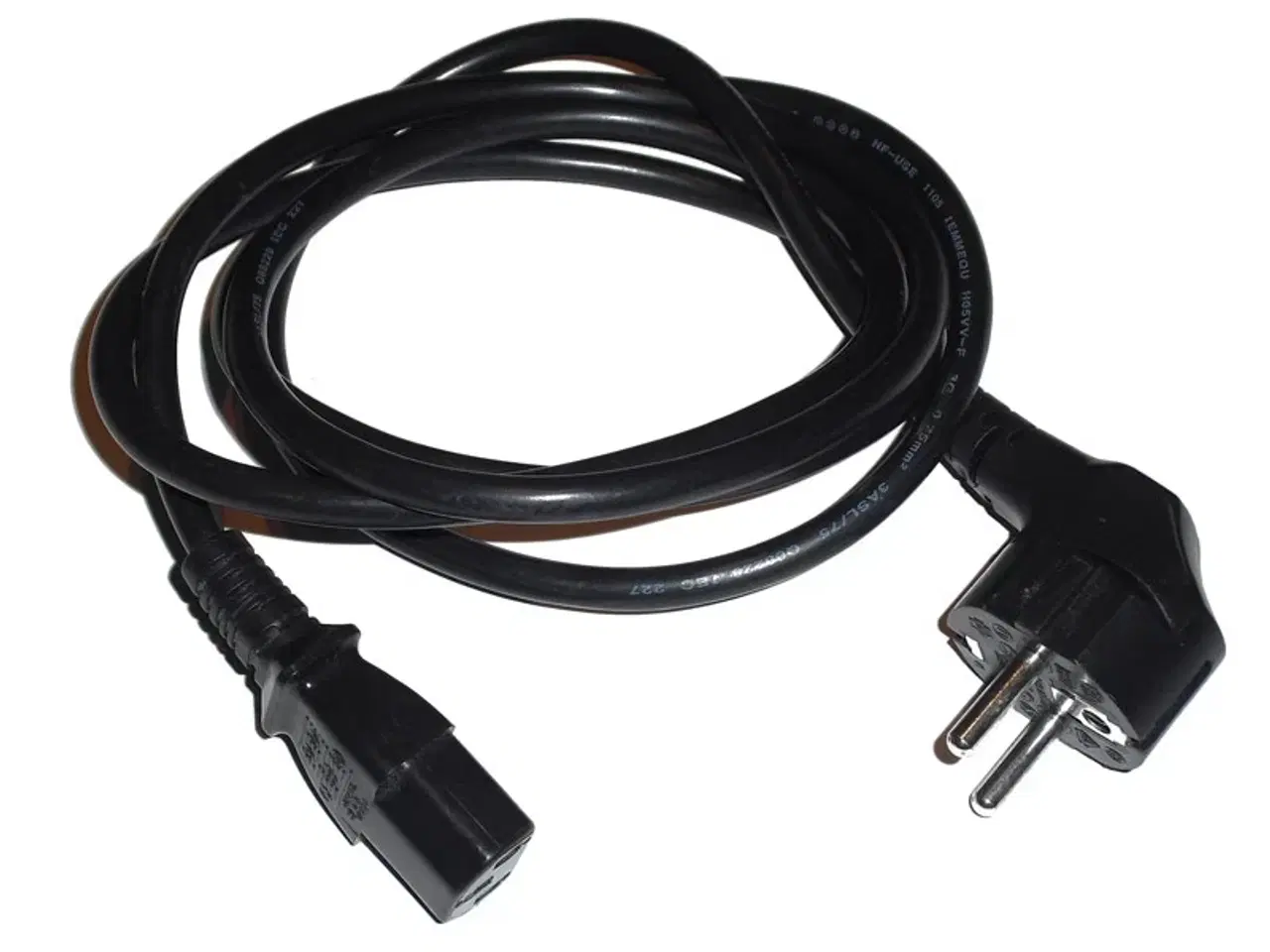 Billede 1 - Strøm kabel (220v) - 100-150cm - Brugt/Used