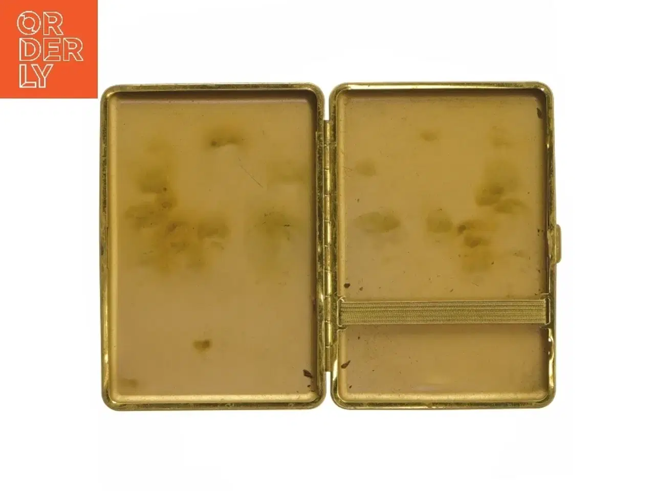 Billede 6 - Vintage cigaretetui i brun læder (str. 13x9 cm)