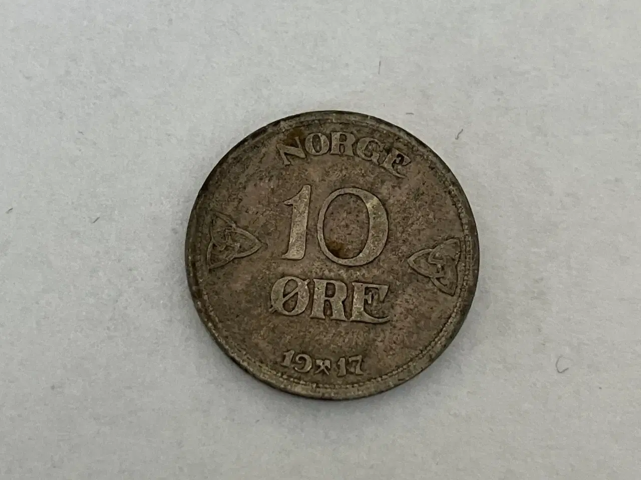 Billede 1 - 10 Øre 1917 Norge