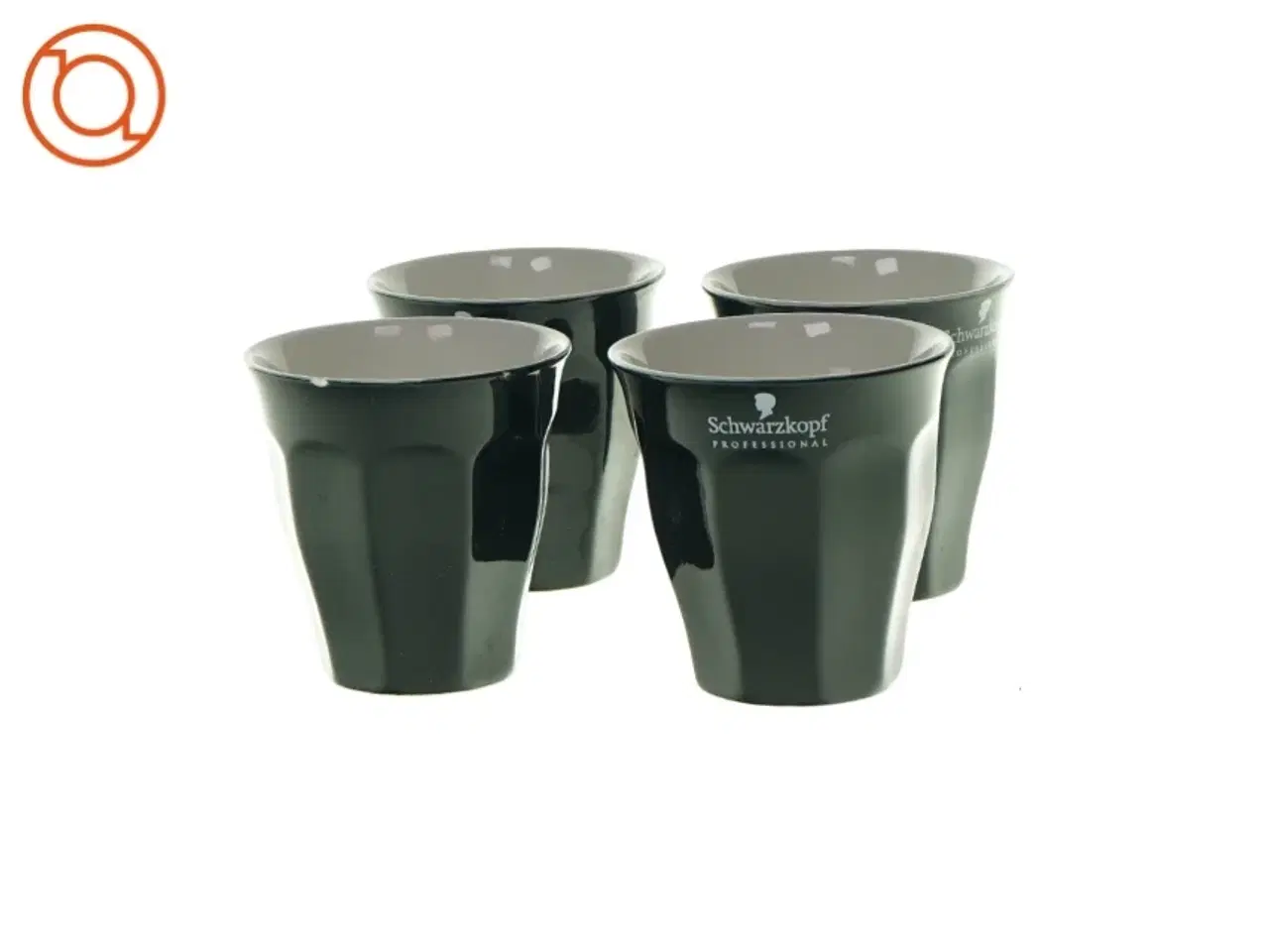 Billede 1 - Kopper (4 stk) fra Schwarzkopf (str. HØ 9x9 cm)